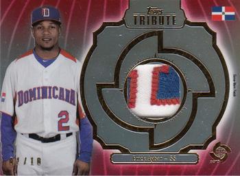 2013 Topps Tribute WBC - Prime Patches Red #WPP-EAY Erick Aybar Front