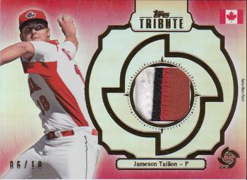 2013 Topps Tribute WBC - Prime Patches Red #WPP-JT Jameson Taillon Front