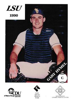 1990 LSU Tigers #7 Gary Hymel Front