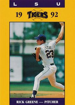 1992 LSU Tigers #5 Rick Greene Front