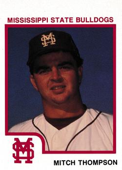 1992 Mississippi State Bulldogs #NNO Mitch Thompson Front