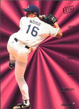 1996 Ultra - Fresh Foundations #8 Hideo Nomo Front
