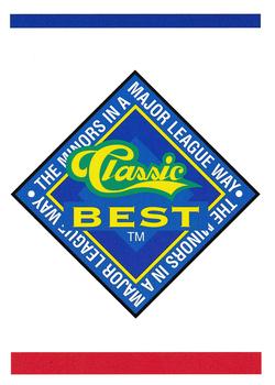 1993 Classic Best San Bernardino Spirit #27 Logo Card Front