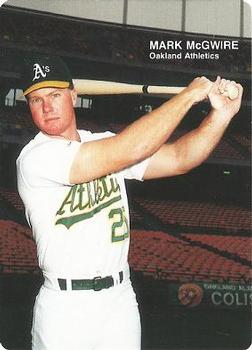 1989 Mother's Cookies Mark McGwire #4 Mark McGwire Front
