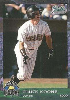 2000 Grandstand Sioux Falls Canaries #25 Chuck Koone Front