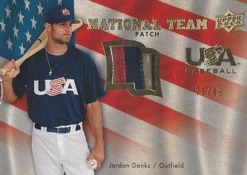 2008 Upper Deck - USA National Team Jersey Patches #USA-JD Jordan Danks Front