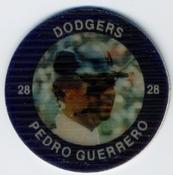 1983 7-Eleven Super Star Sports Coins #4 Pedro Guerrero Front