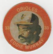 1984 7-Eleven Super Star Sports Coins: Central Region #VI E Eddie Murray Front