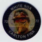 1984 7-Eleven Super Star Sports Coins: Central Region #XII E Carlton Fisk Front