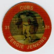 1984 7-Eleven Super Star Sports Coins: Central Region #XX E Fergie Jenkins Front