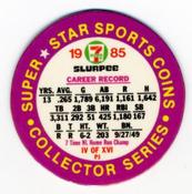 1985 7-Eleven Super Star Sports Coins: Central Region #IV PJ Mike Schmidt Back