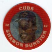1987 7-Eleven Super Star Sports Coins: Chicago Region #IV WS Shawon Dunston Front
