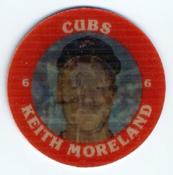 1987 7-Eleven Super Star Sports Coins: Chicago Region #XII WS Keith Moreland Front