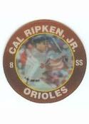 1991 Score 7-Eleven Superstar Action Coins: Atlantic Region #13 HS Cal Ripken, Jr. Front