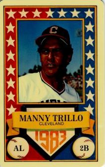 1983 Perma-Graphics All-Star Credit Cards #7 Manny Trillo Front