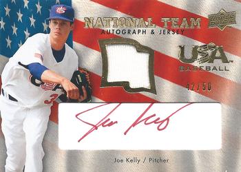 2008 Upper Deck - USA National Team Jersey Red Autographs #USA-JK Joe Kelly Front