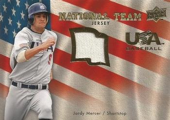2008 Upper Deck - USA National Team Jerseys #USA-JM Jordy Mercer Front