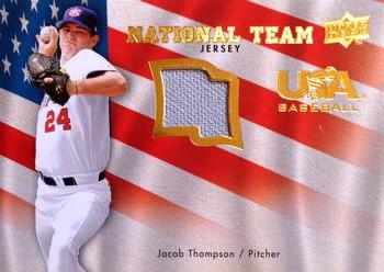 2008 Upper Deck - USA National Team Jerseys #USA-JT Jacob Thompson Front