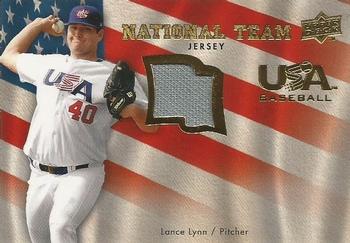 2008 Upper Deck - USA National Team Jerseys #USA-LL Lance Lynn Front