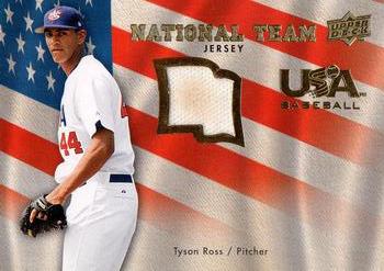 2008 Upper Deck - USA National Team Jerseys #USA-TR Tyson Ross Front
