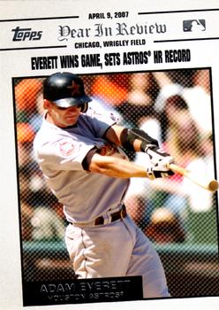 2008 Topps - Year in Review #YR9 Adam Everett Front