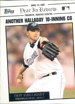 2008 Topps - Year in Review #YR13 Roy Halladay Front