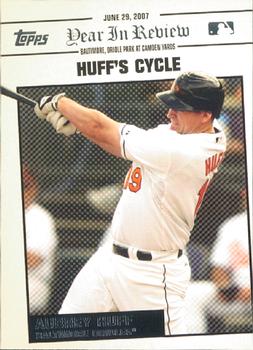 2008 Topps - Year in Review #YR90 Aubrey Huff Front