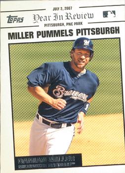 2008 Topps - Year in Review #YR93 Damian Miller Front