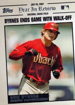 2008 Topps - Year in Review #YR116 Eric Byrnes Front