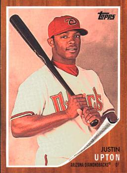 2008 Topps - Trading Card History #TCH20 Justin Upton Front