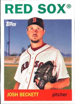 2008 Topps - Trading Card History #TCH36 Josh Beckett Front