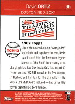 2008 Topps - Trading Card History #TCH42 David Ortiz Back