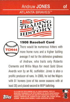 2008 Topps - Trading Card History #TCH44 Andruw Jones Back