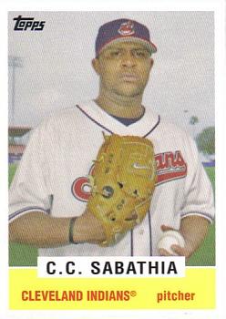 2008 Topps - Trading Card History #TCH46 CC Sabathia Front