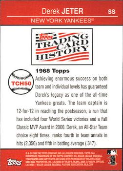 2008 Topps - Trading Card History #TCH50 Derek Jeter Back