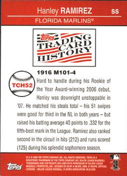 2008 Topps - Trading Card History #TCH52 Hanley Ramirez Back