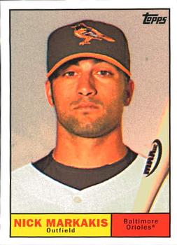 2008 Topps - Trading Card History #TCH59 Nick Markakis Front