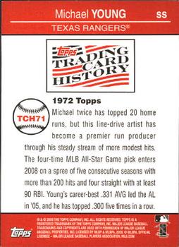 2008 Topps - Trading Card History #TCH71 Michael Young Back