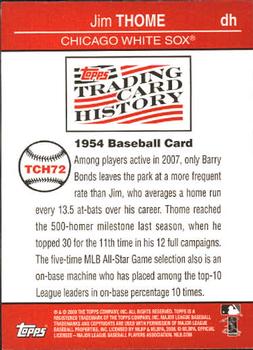 2008 Topps - Trading Card History #TCH72 Jim Thome Back