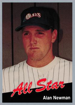 1991 Cal League All-Stars #13 Alan Newman Front