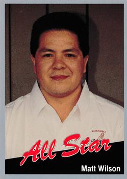 1991 Cal League All-Stars #25 Matt Wilson Front