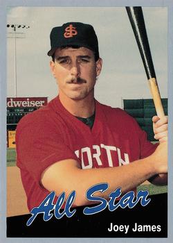 1991 Cal League All-Stars #33 Joey James Front