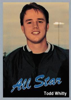 1991 Cal League All-Stars #51 Todd Whitty Front