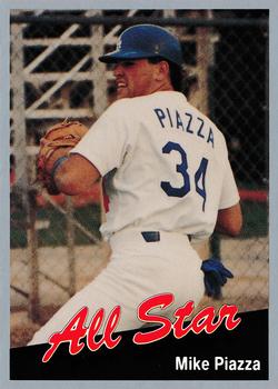 1991 Cal League All-Stars #6 Mike Piazza Front