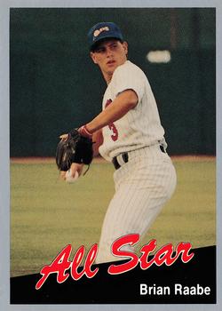 1991 Cal League All-Stars #8 Brian Raabe Front