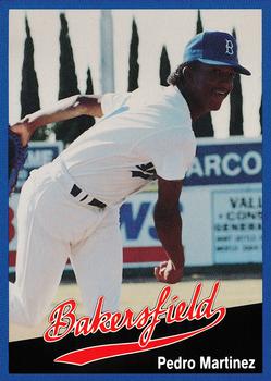 1991 Cal League Bakersfield Dodgers #32 Pedro Martinez Front