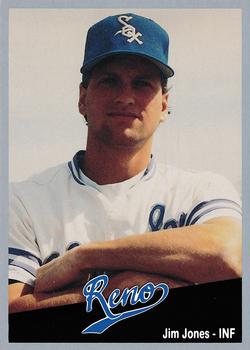 1991 Cal League Reno Silver Sox #5 Jim Jones Front
