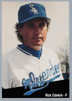 1991 Cal League Reno Silver Sox #8 Rick Odekirk Front