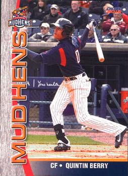 2013 Choice Toledo Mud Hens #4 Quintin Berry Front
