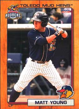 2012 Choice Toledo Mud Hens #14 Matt Young Front